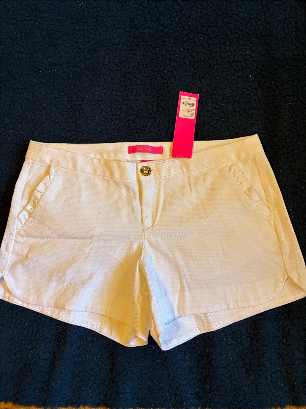 NWT Lilly Pulitzer White Textured Shorts